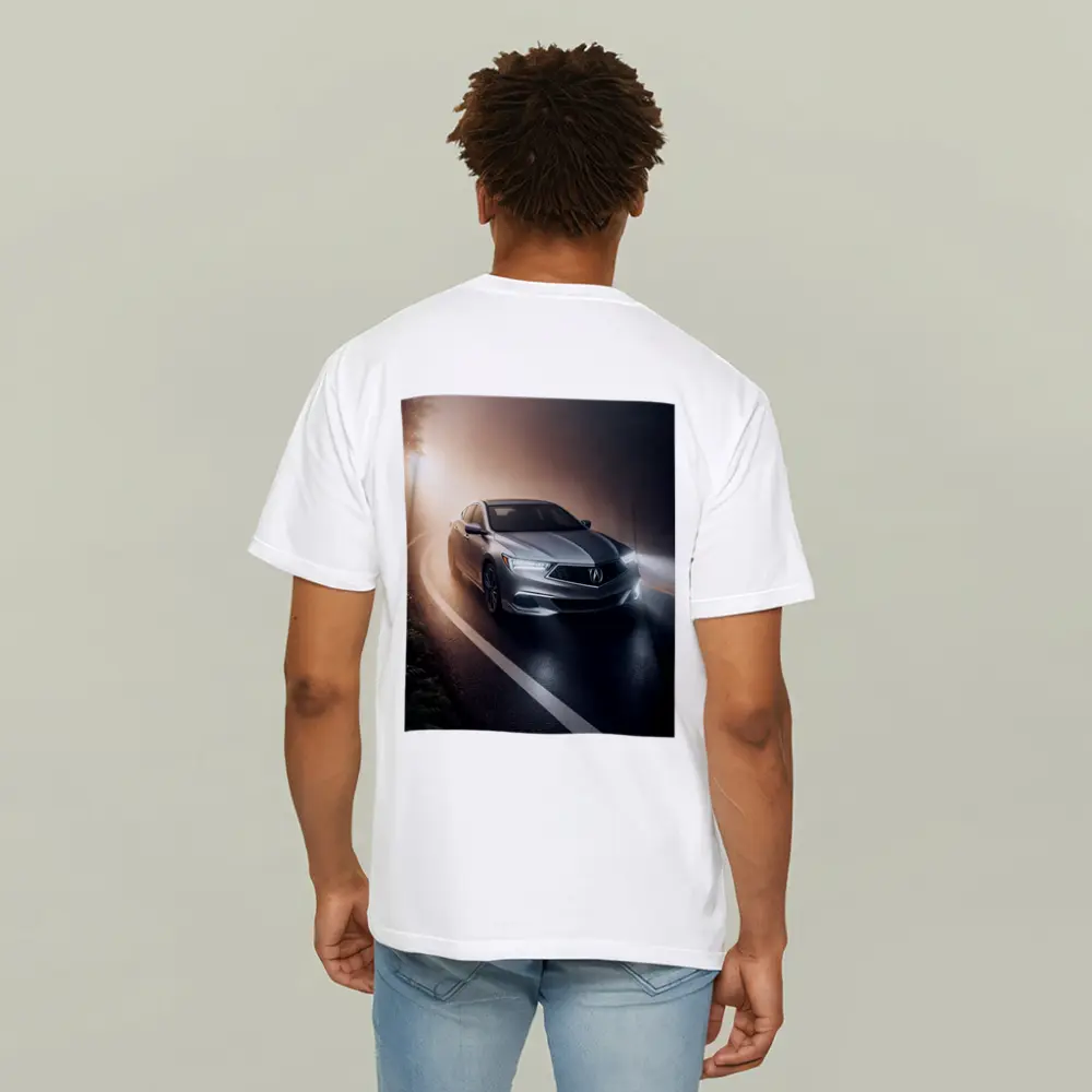 Acura ILX Sedan Driving Through Foggy Road – T-Shirts