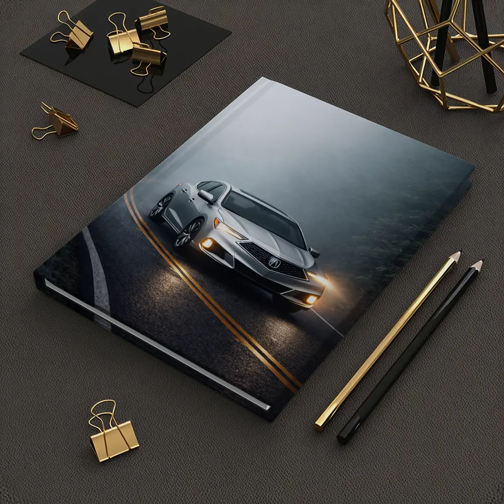 Acura ILX Sedan Driving Through Misty Road – Notebooks