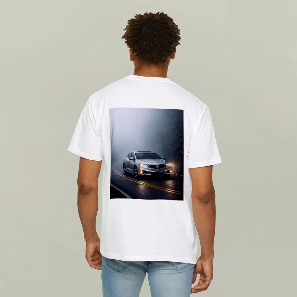 Acura ILX Sedan Driving Through Misty Road – T-Shirts