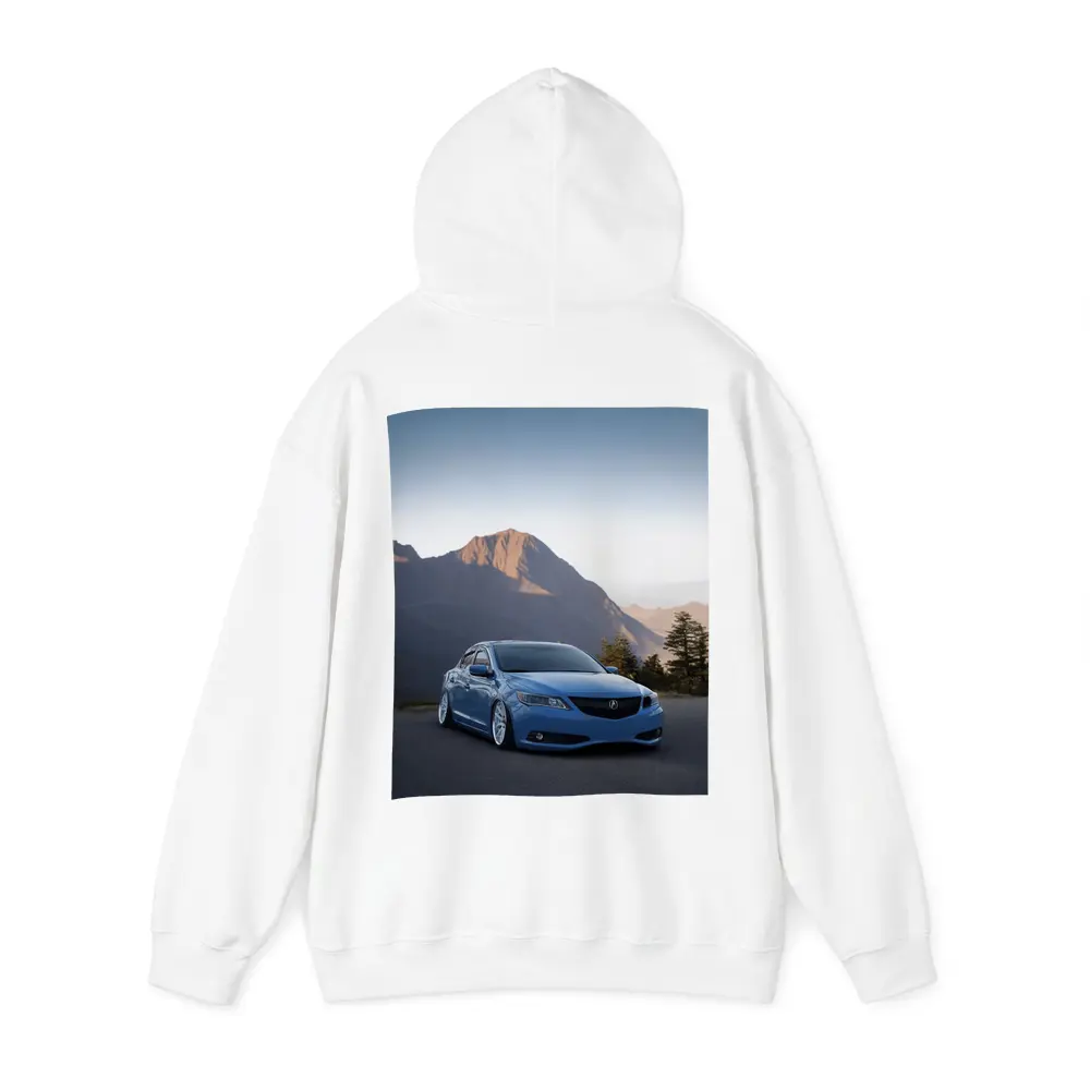 Acura ILX Blue Slammed Mountain Backdrop – Hoodies