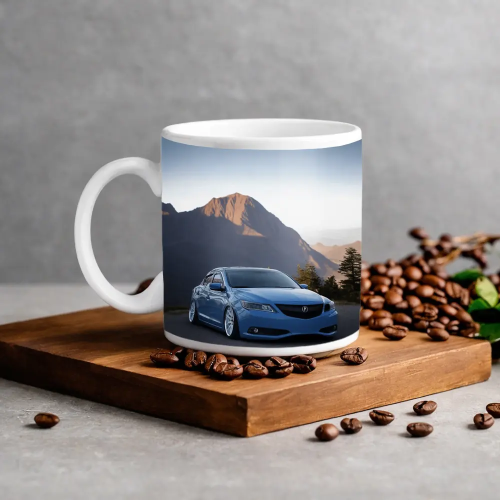 Acura ILX Blue Slammed Mountain Backdrop – Mugs
