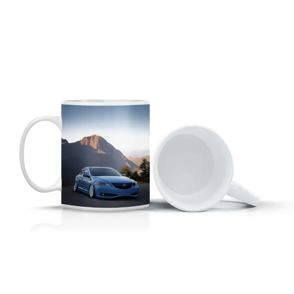 Acura ILX Blue Slammed Mountain Backdrop – Mugs