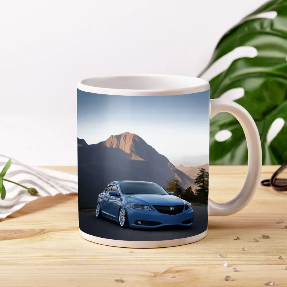 Acura ILX Blue Slammed Mountain Backdrop – Mugs