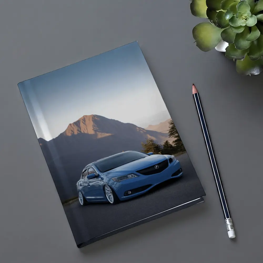 Acura ILX Blue Slammed Mountain Backdrop – Notebooks