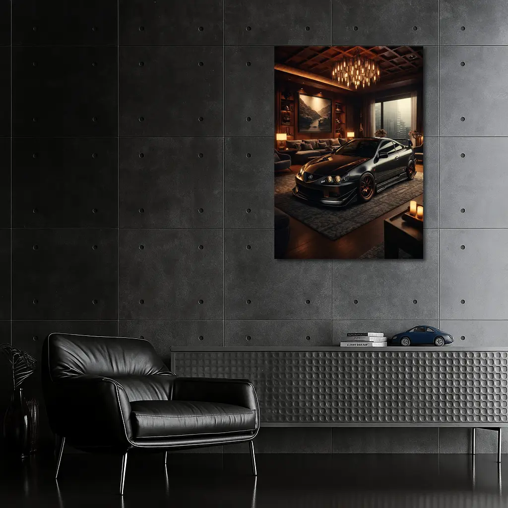 Acura Integra Type R Luxury Living Room – Wall Art
