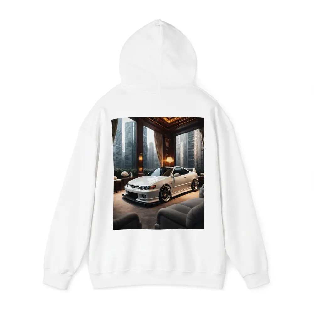 Acura Integra White Coupe Luxury Room – Hoodies