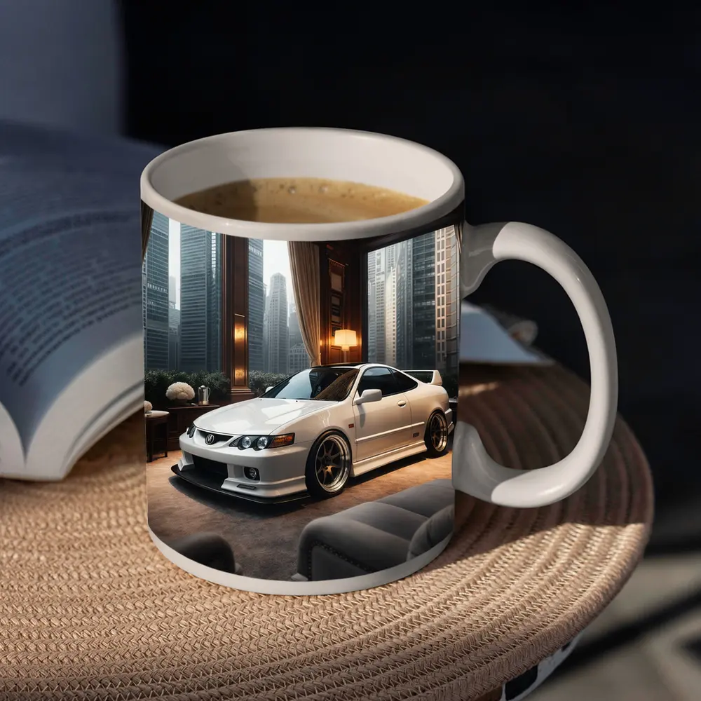 Acura Integra White Coupe Luxury Room – Mugs