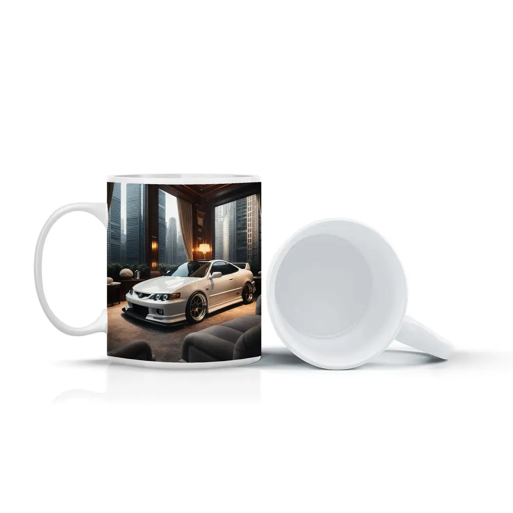 Acura Integra White Coupe Luxury Room – Mugs