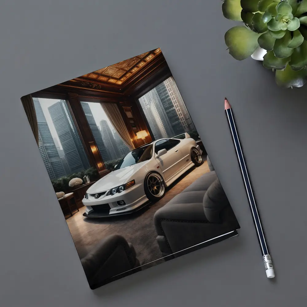 Acura Integra White Coupe Luxury Room – Notebooks