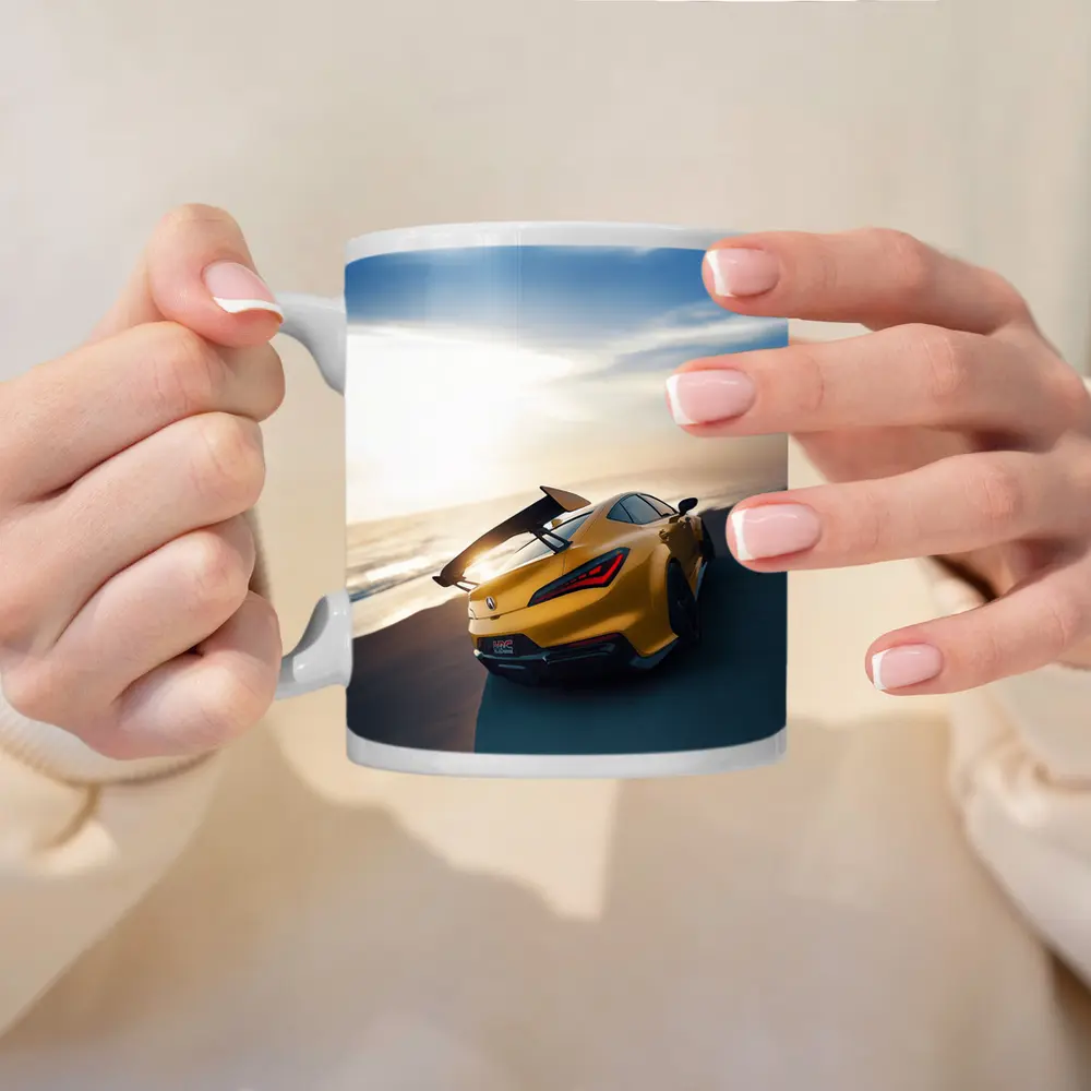 Acura Integra Type S Yellow Beach Sunset – Mugs