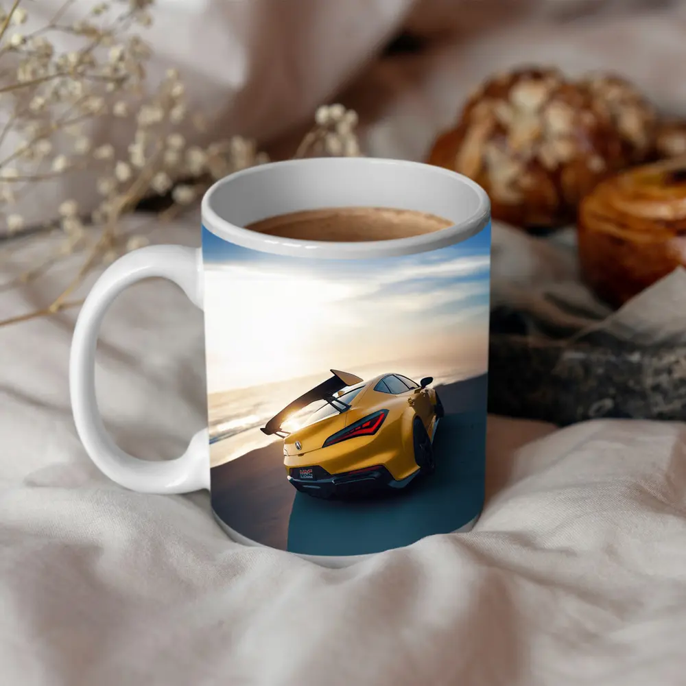 Acura Integra Type S Yellow Beach Sunset – Mugs