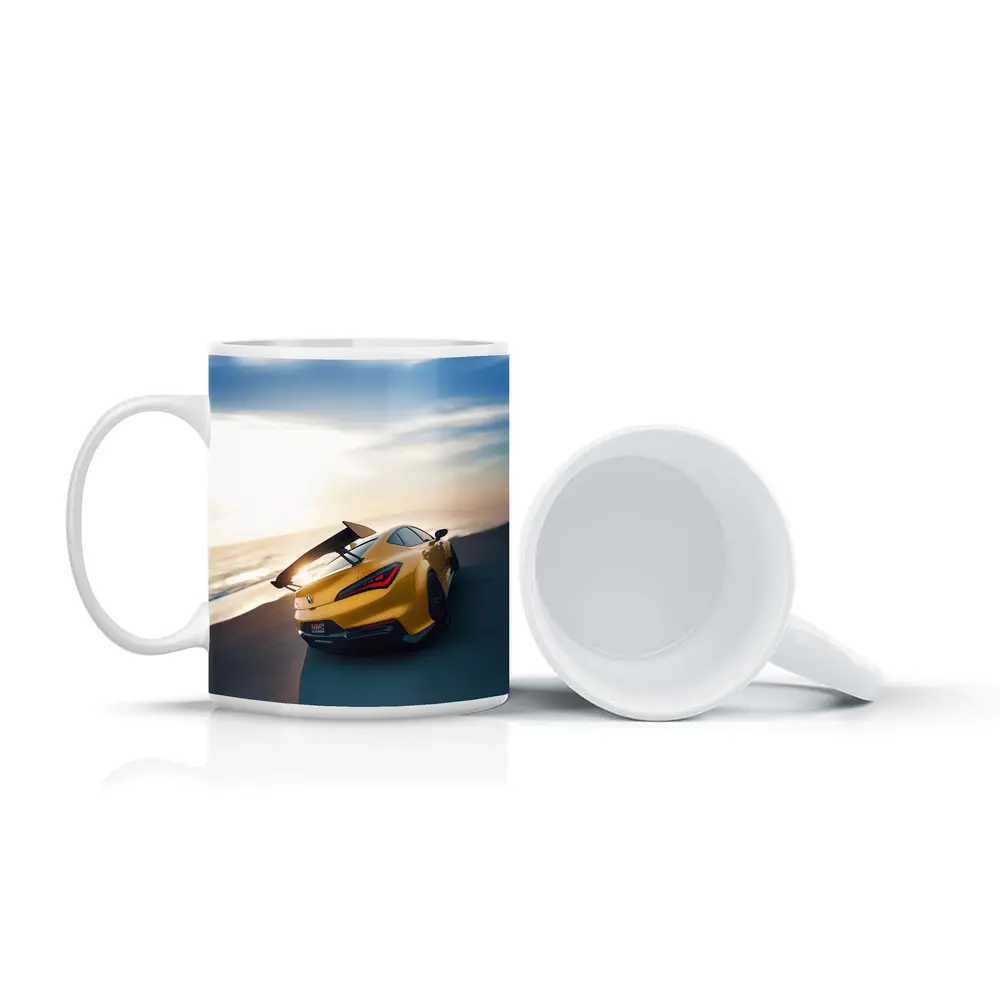 Acura Integra Type S Yellow Beach Sunset – Mugs