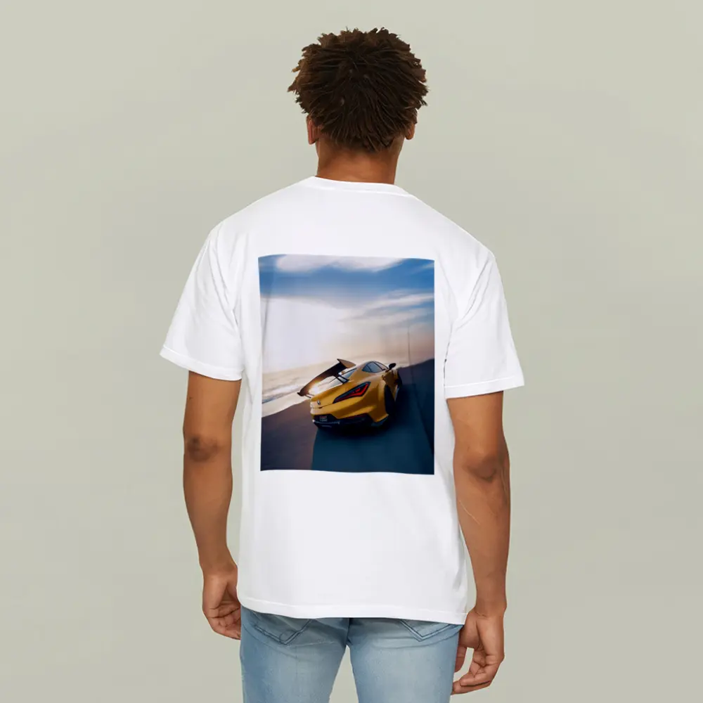 Acura Integra Type S Yellow Beach Sunset – T-Shirts