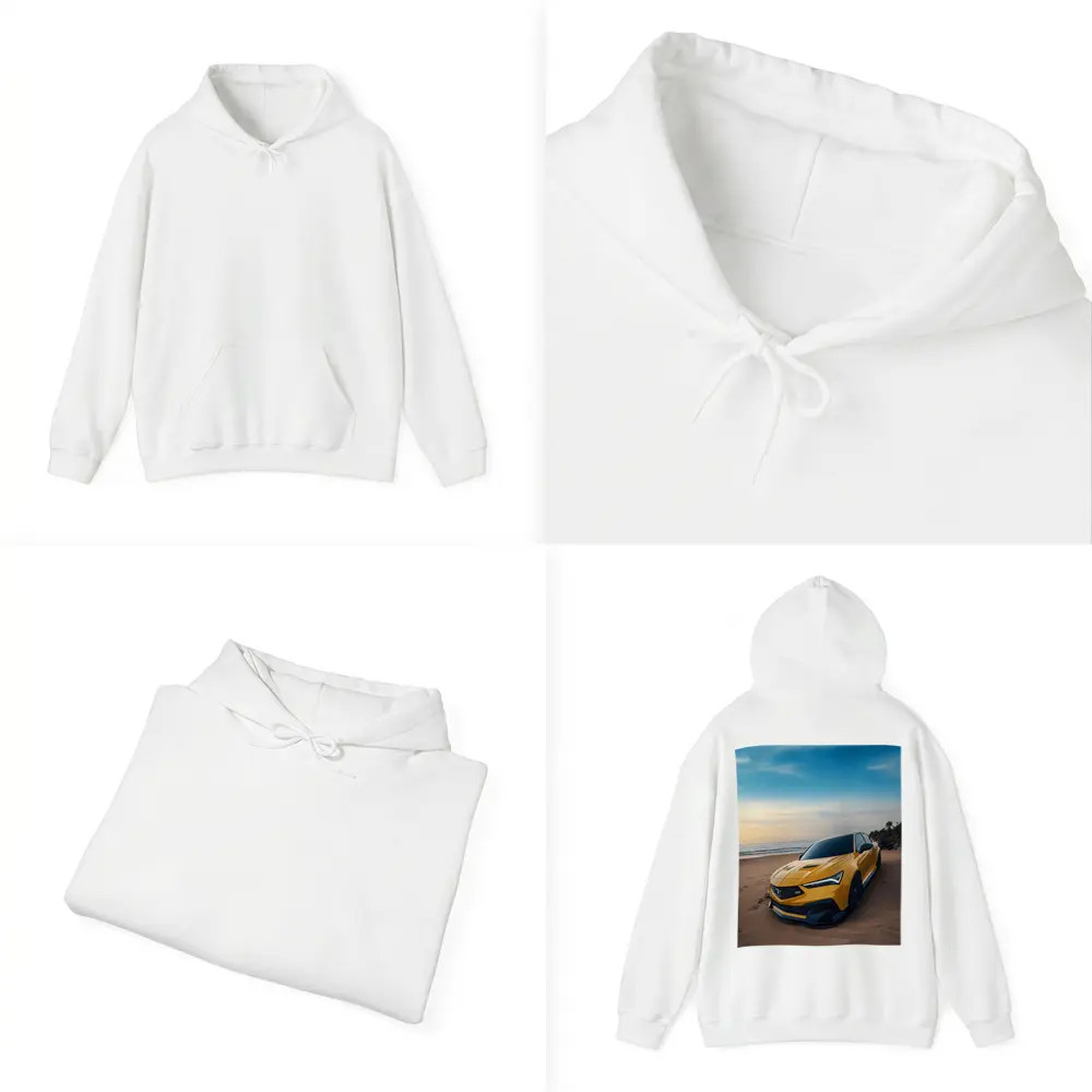 Acura Integra Type S Yellow Beach Shore – Hoodies