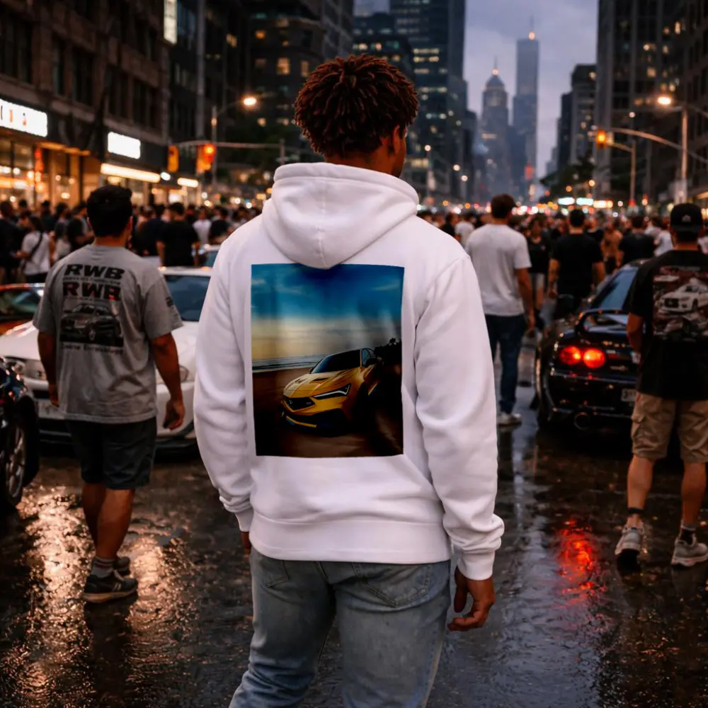 Acura Integra Type S Yellow Beach Shore – Hoodies