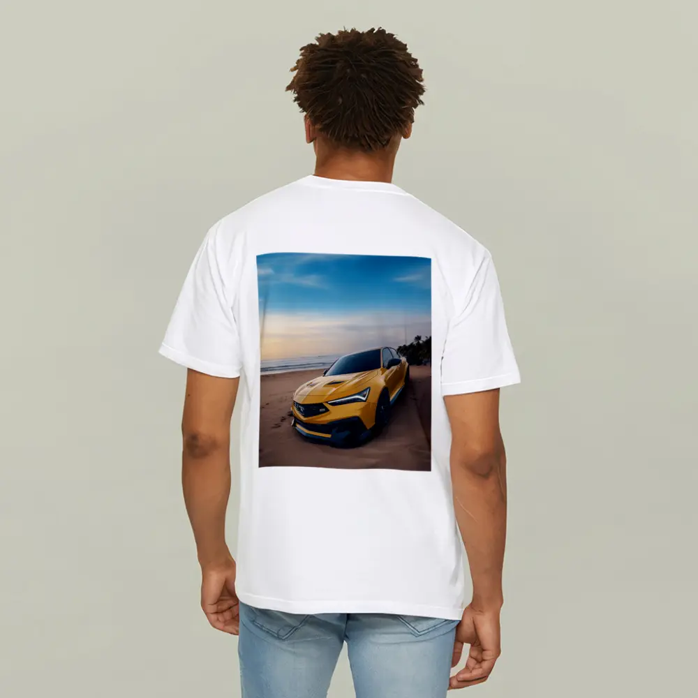 Acura Integra Type S Yellow Beach Shore – T-Shirts