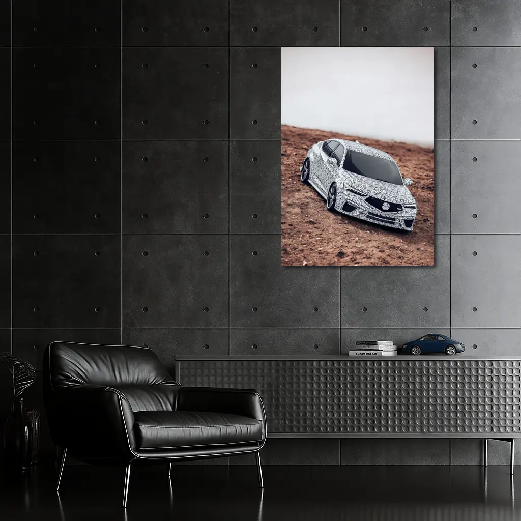 Acura Integra Type S Camouflage Dirt Terrain – Wall Art