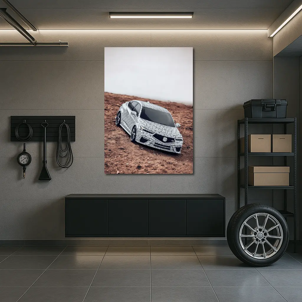 Acura Integra Type S Camouflage Dirt Terrain – Wall Art