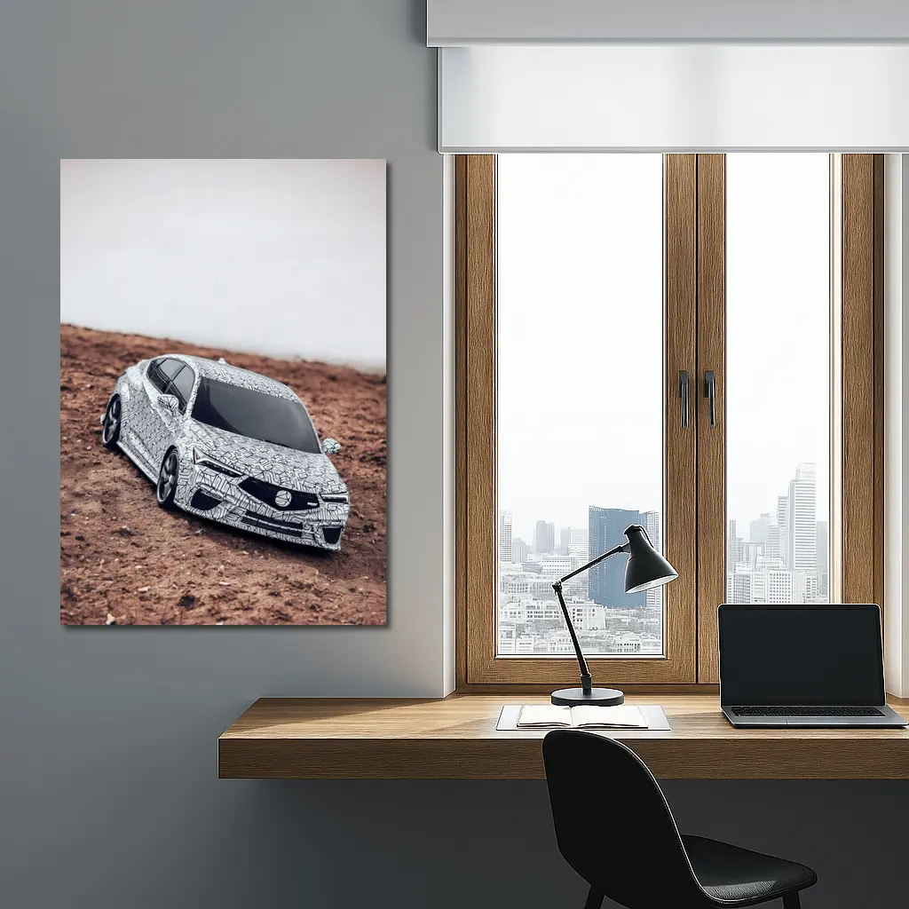 Acura Integra Type S Camouflage Dirt Terrain – Wall Art