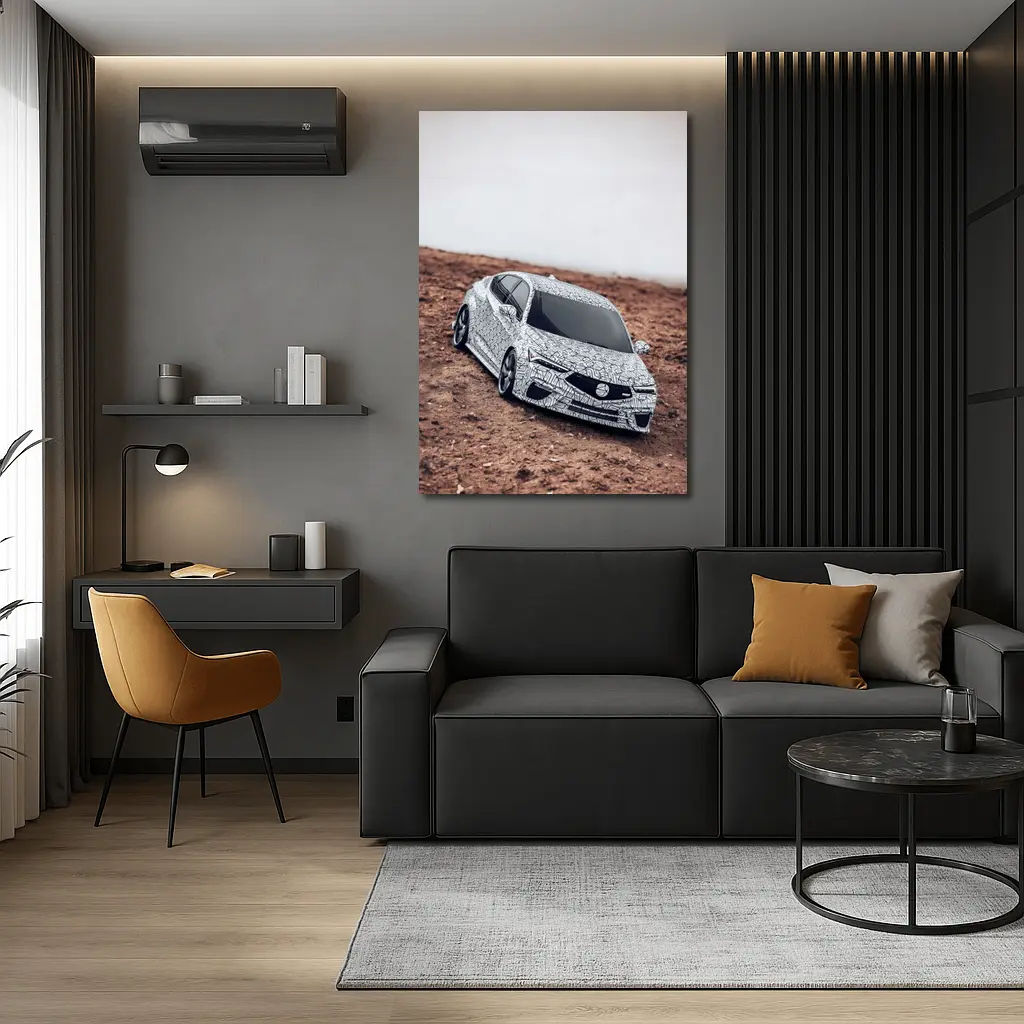 Acura Integra Type S Camouflage Dirt Terrain – Wall Art