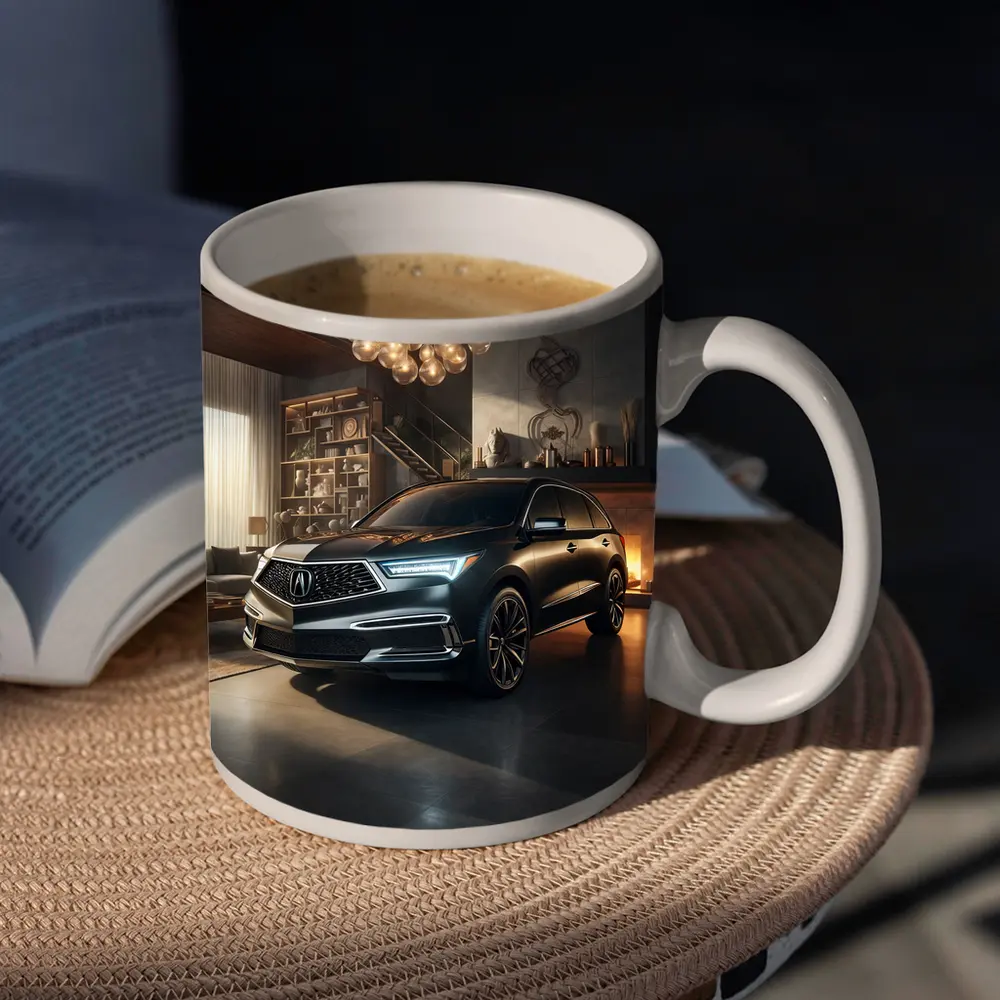 Acura MDX Parked Inside Luxury Home – Mugs