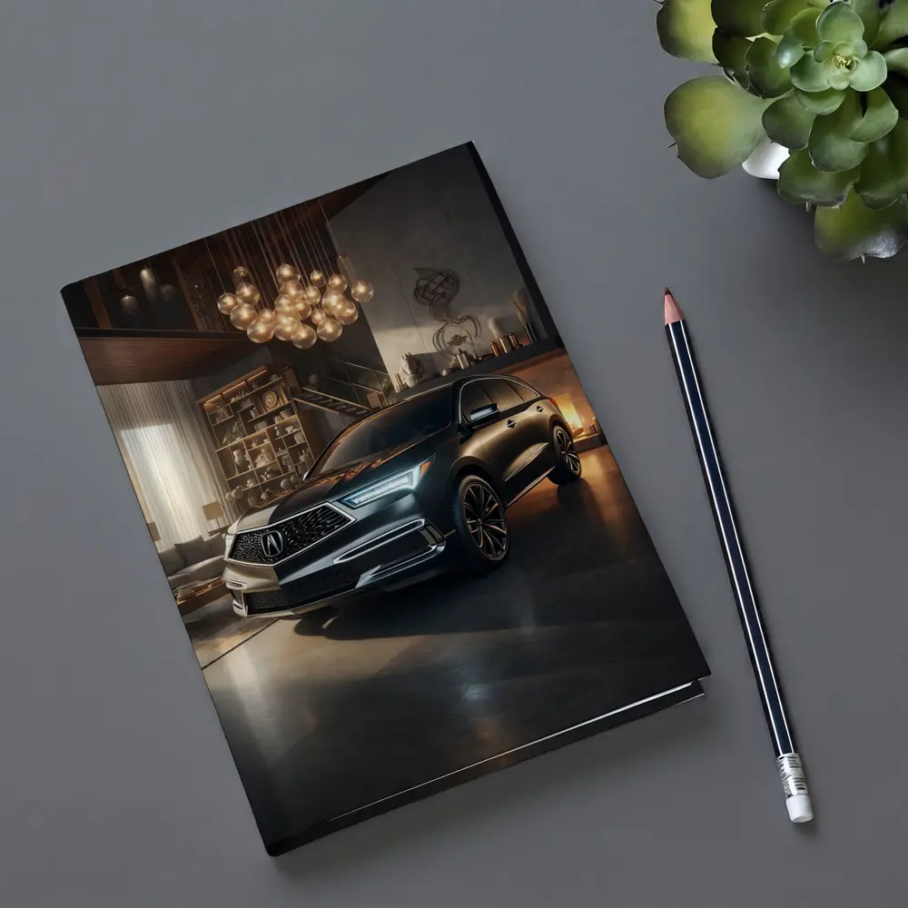 Acura MDX Parked Inside Luxury Home – Notebooks