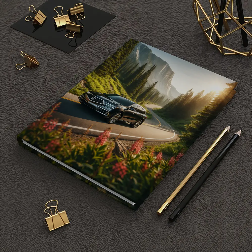 Acura MDX on Scenic Mountain Forest Road – Notebooks