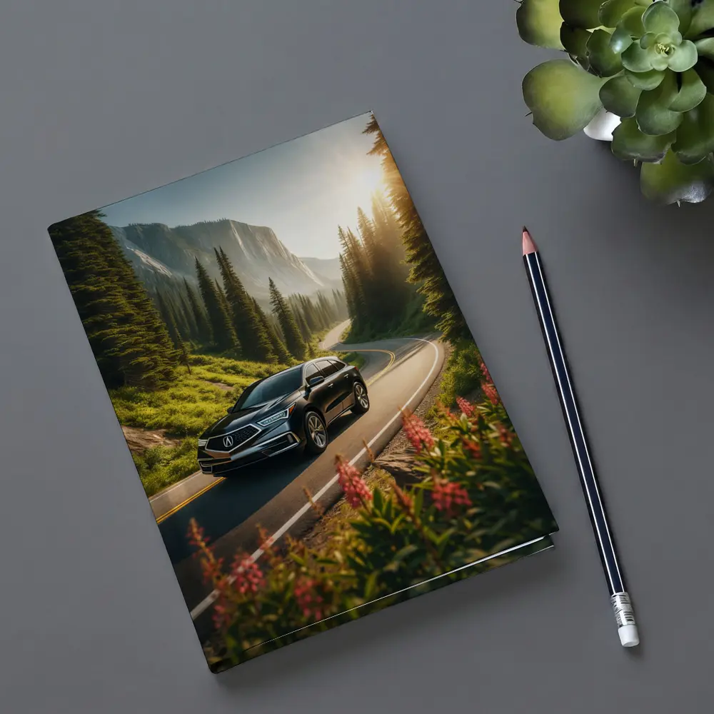Acura MDX on Scenic Mountain Forest Road – Notebooks