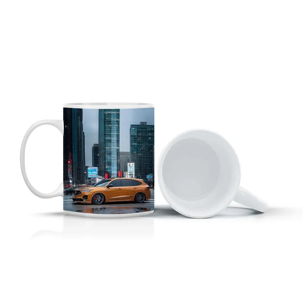 Acura MDX Stance City Rainy Street – Mugs