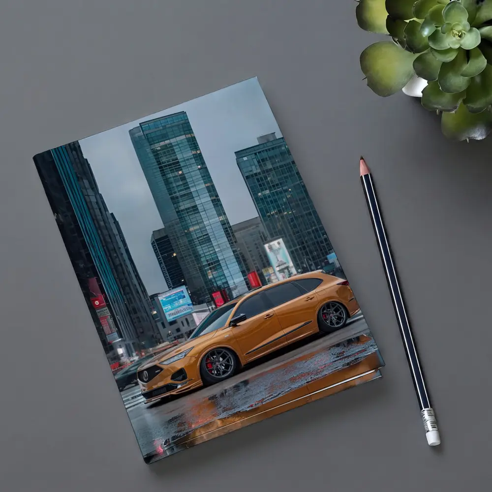 Acura MDX Stance City Rainy Street – Notebooks