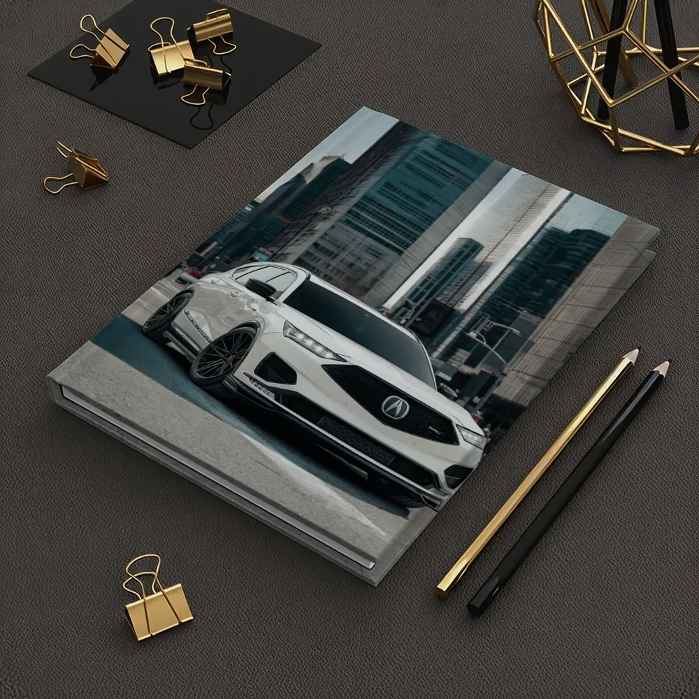 Acura MDX White SUV City Streets – Notebooks