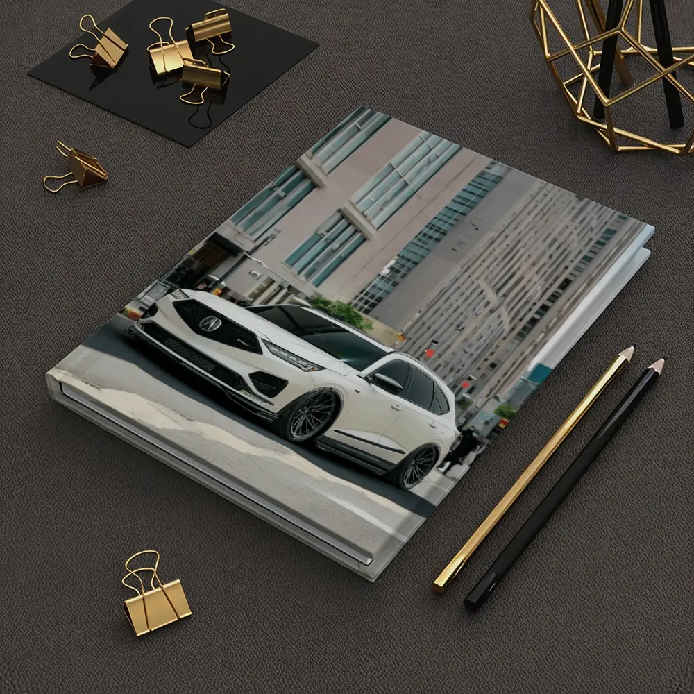 Acura MDX White SUV City Street – Notebooks