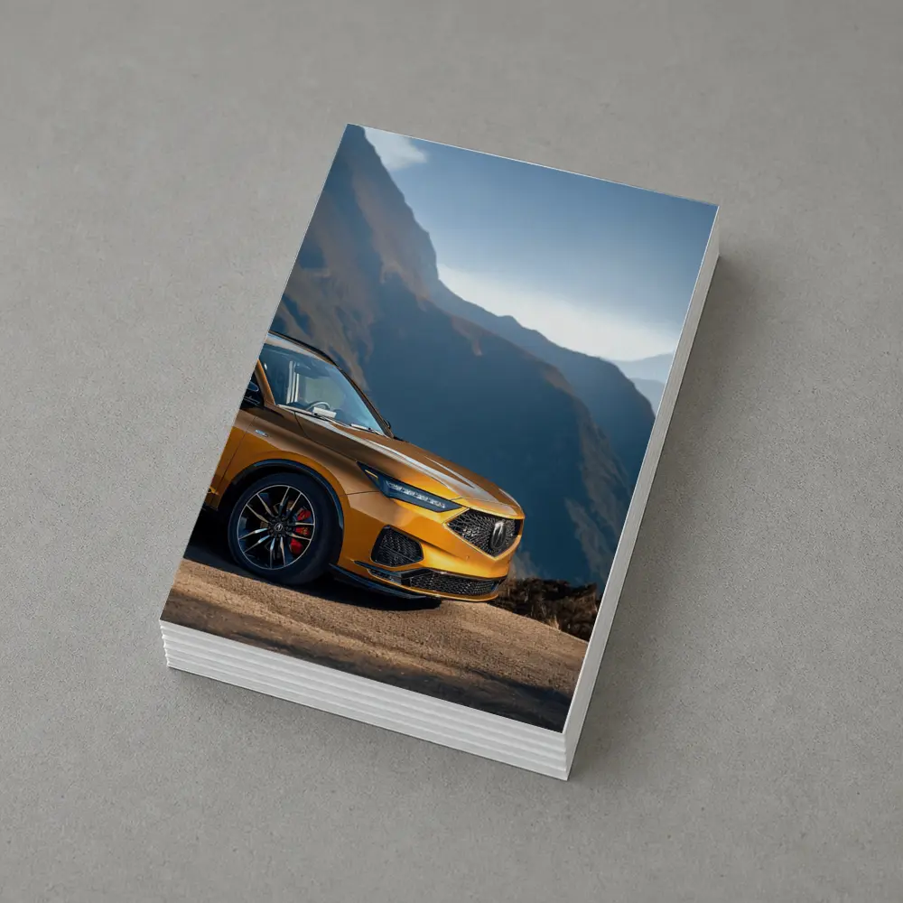 Acura MDX Type S Mountain Road Gold – Postcards