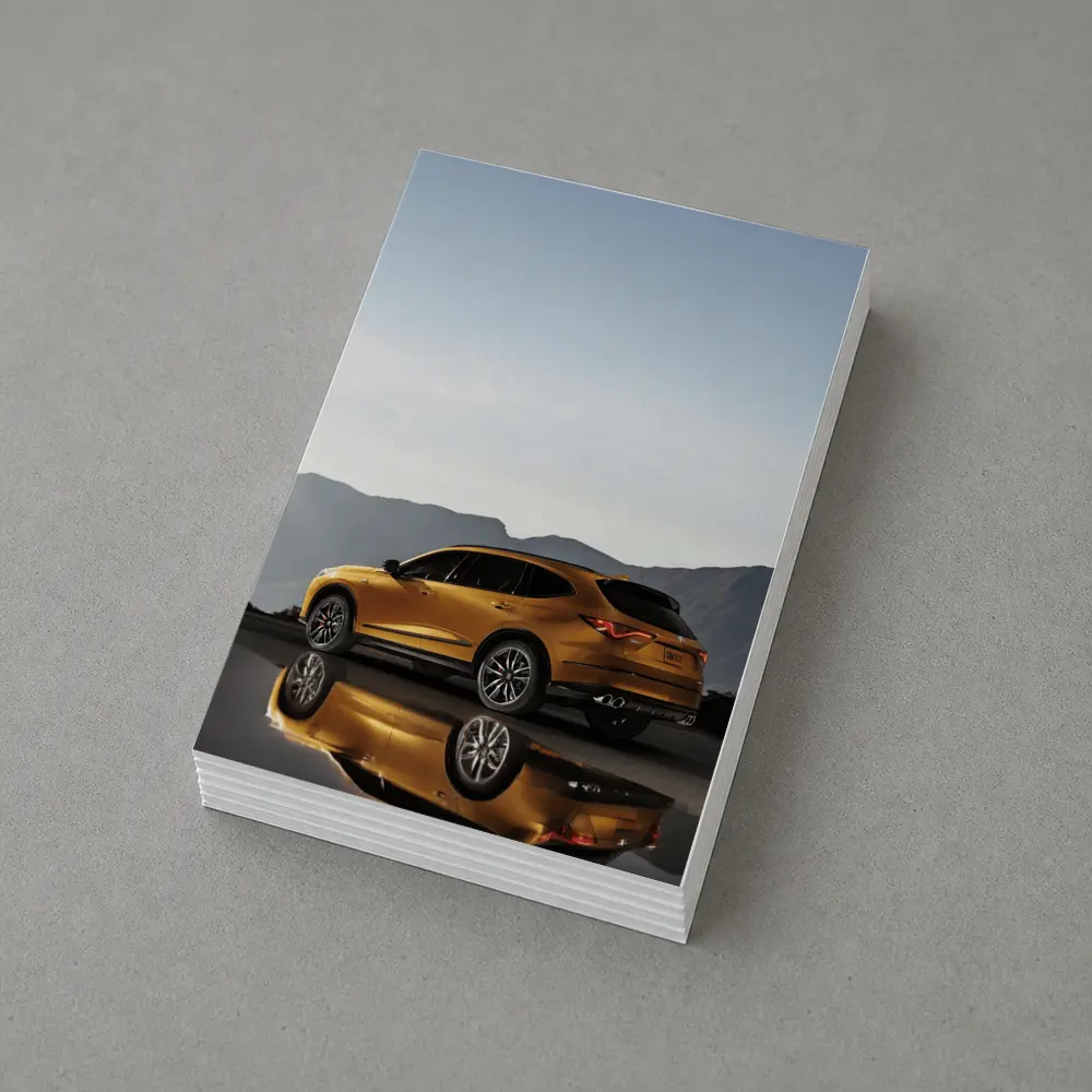 Acura MDX Type S Golden Mountain Reflection – Postcards