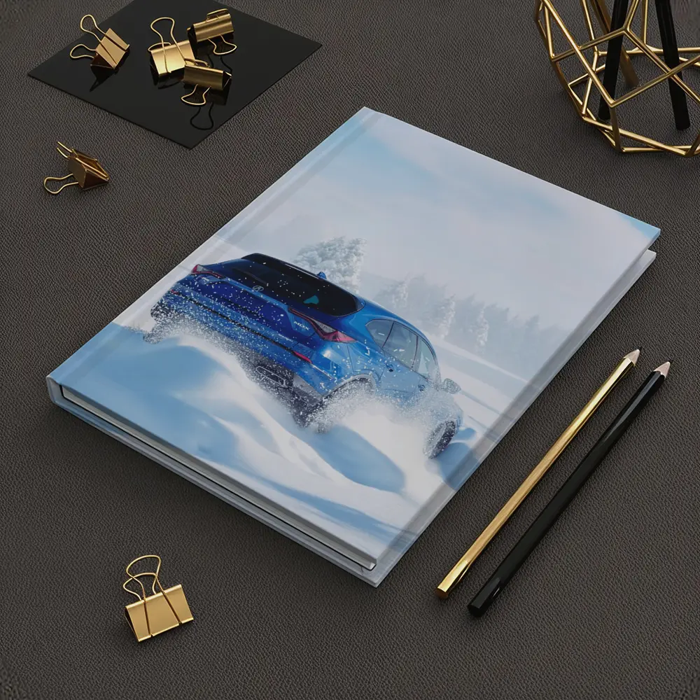 Acura MDX Drifting Through Deep Winter Snow – Notebooks