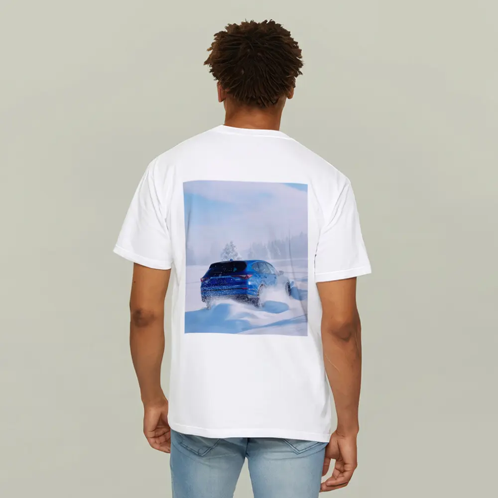 Acura MDX Drifting Through Deep Winter Snow – T-Shirts