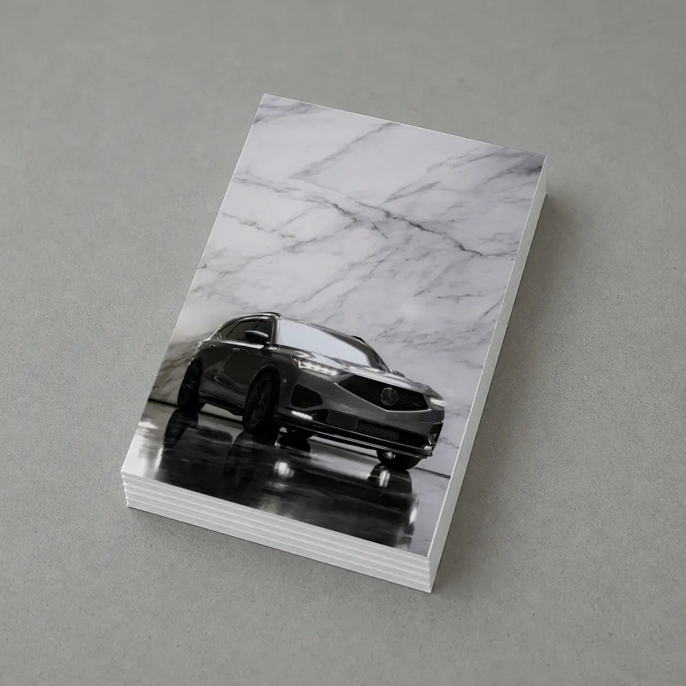 Acura MDX Gray SUV Marble Studio – Postcards