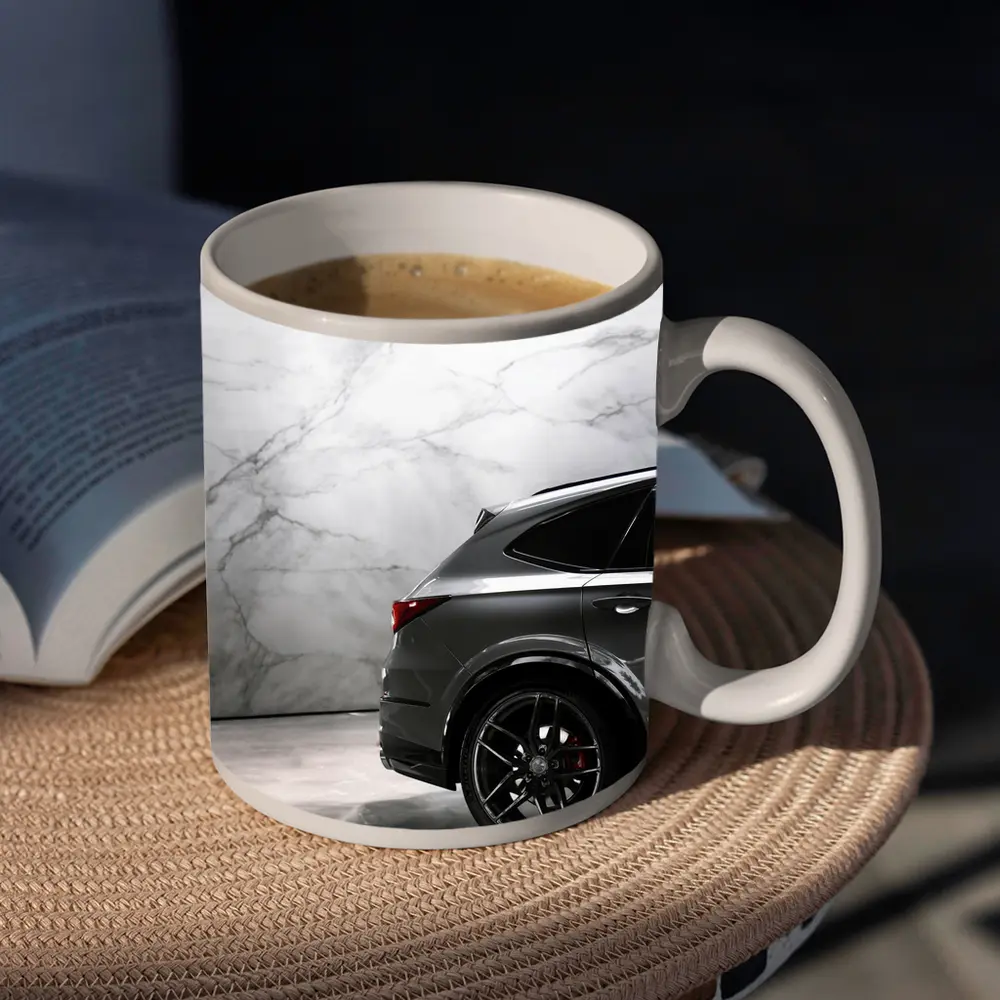 Acura MDX Dark Gray Marble Studio Background – Mugs