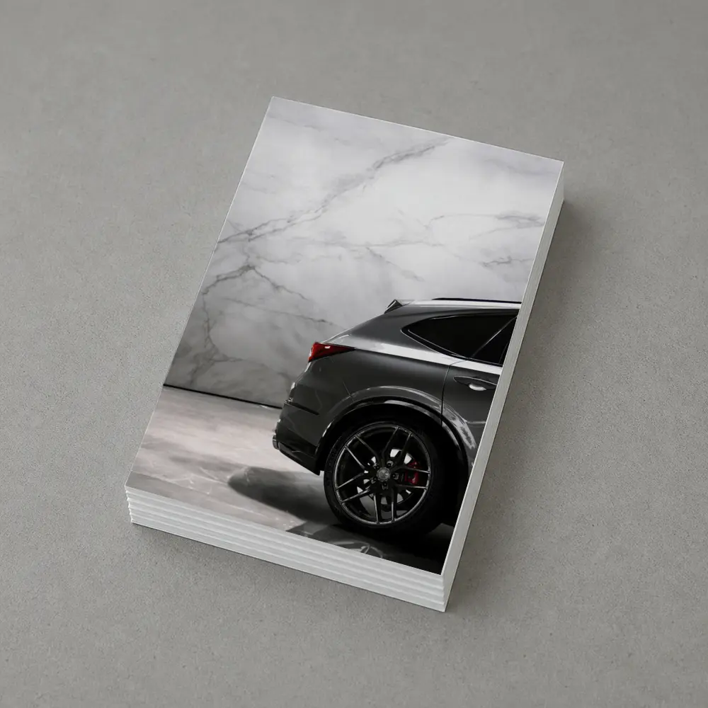 Acura MDX Dark Gray Marble Studio Background – Postcards