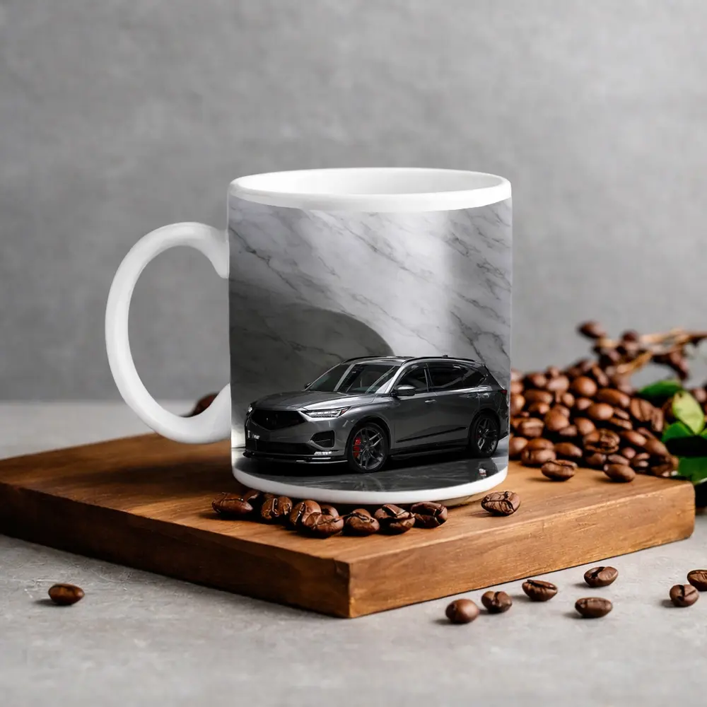 Acura MDX Gray SUV Marble Studio – Mugs