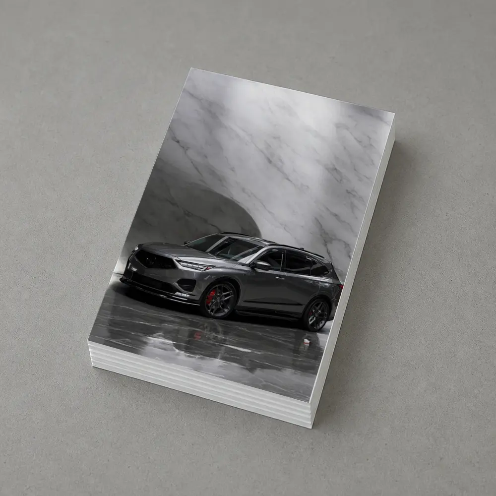 Acura MDX Gray SUV Marble Studio – Postcards