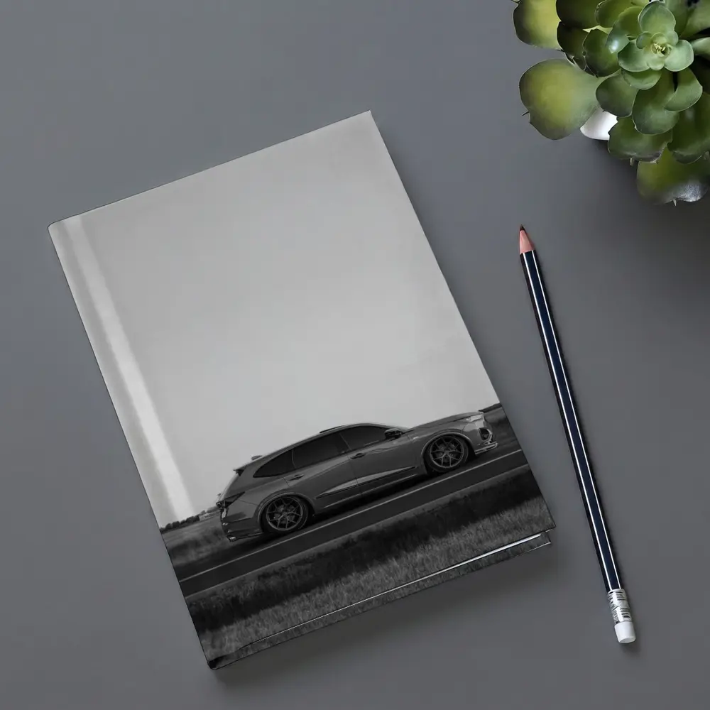Acura MDX Slammed Black White Highway – Notebooks