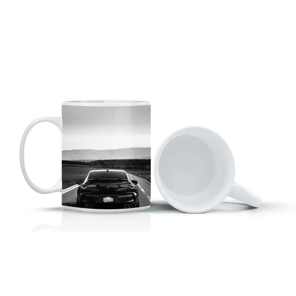 Acura TLX Black and White Open Road – Mugs