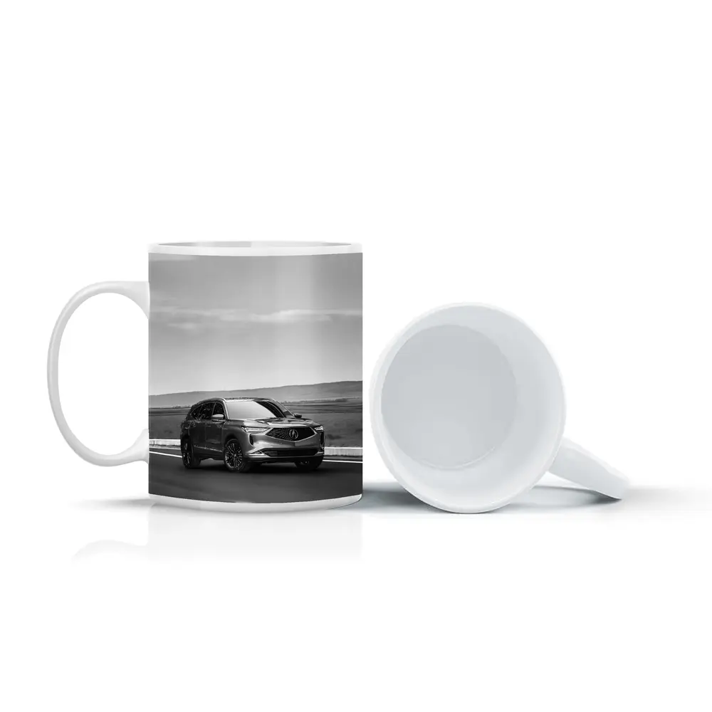 Acura MDX SUV Driving Open Road – Mugs