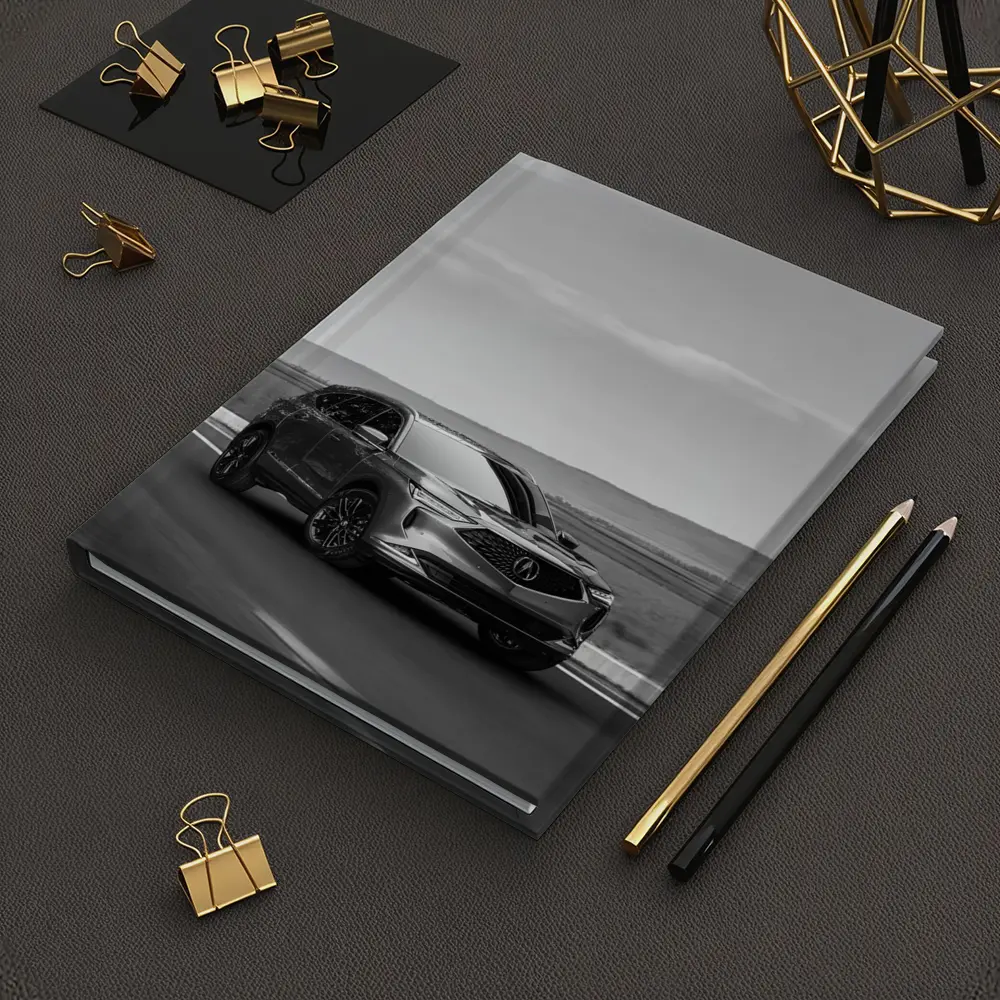 Acura MDX SUV Driving Open Road – Notebooks