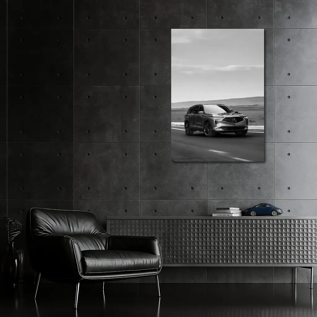 Acura MDX SUV Driving Open Road – Wall Art