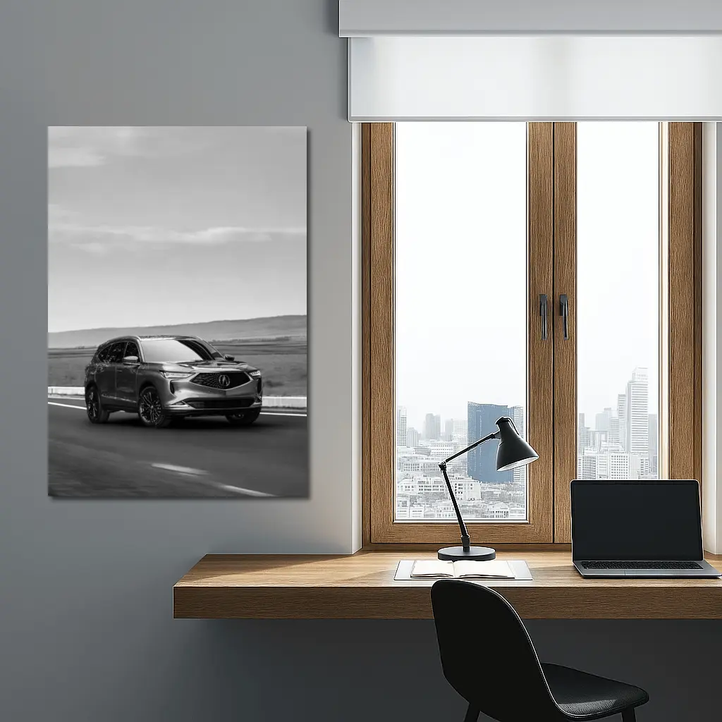 Acura MDX SUV Driving Open Road – Wall Art
