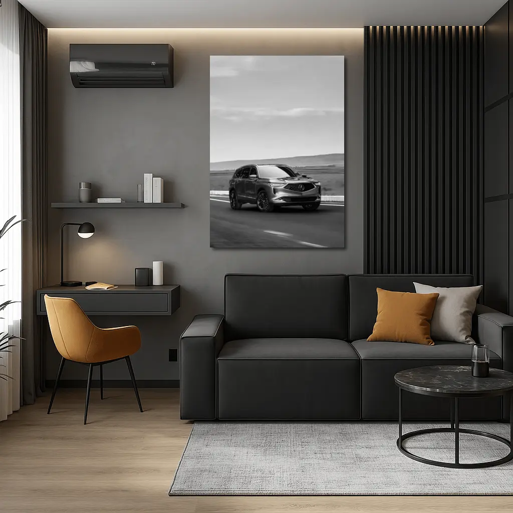Acura MDX SUV Driving Open Road – Wall Art