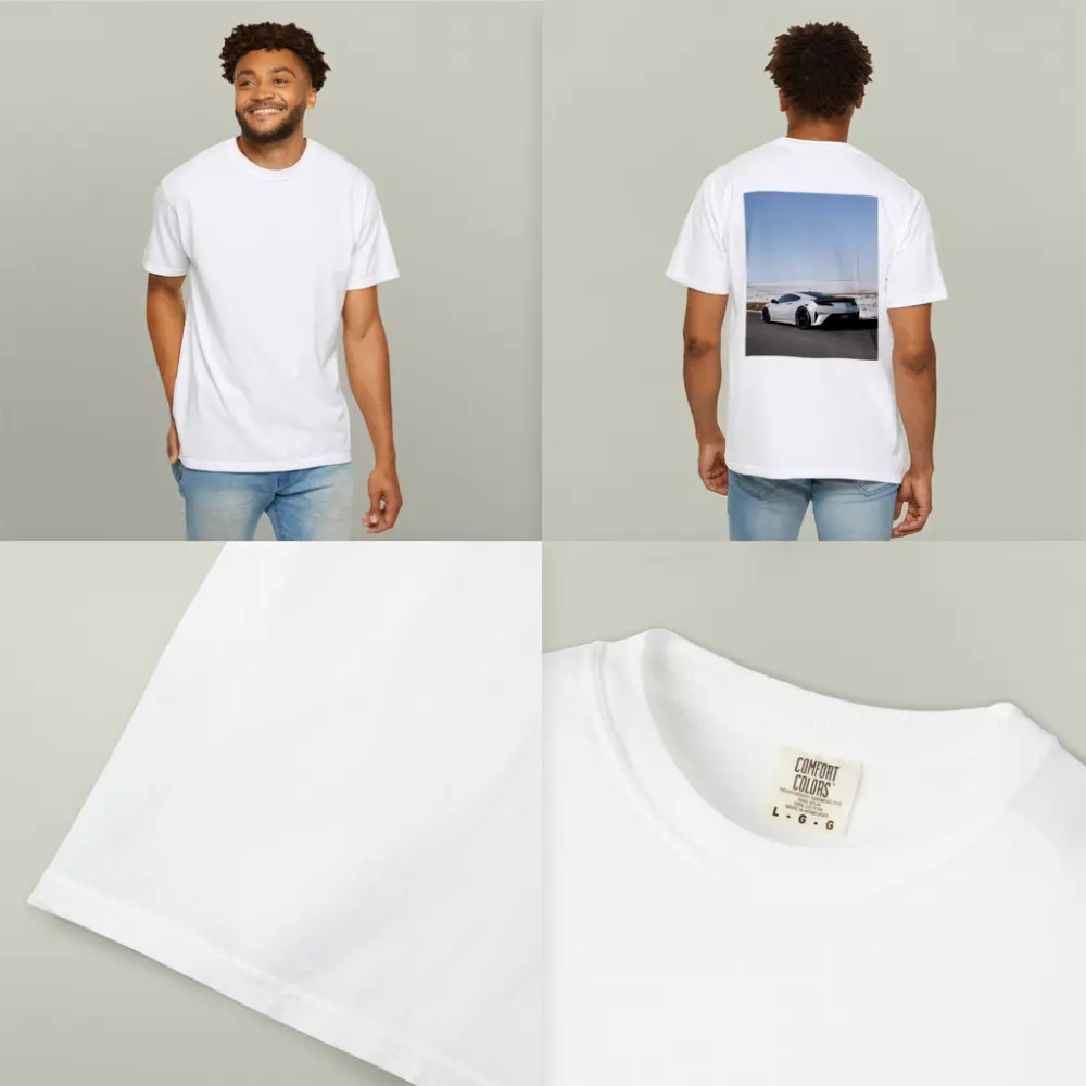 Acura NSX White Supercar Snowy Winter Road – T-Shirts