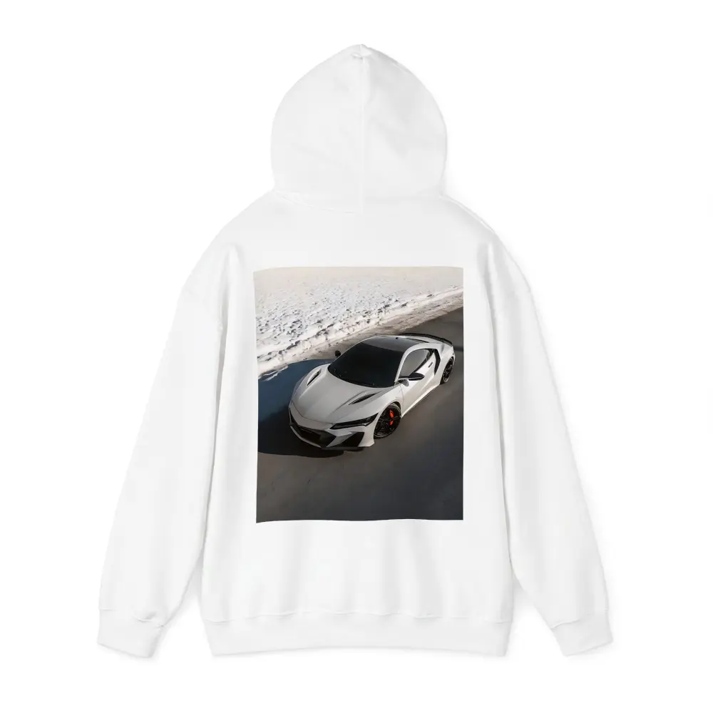 Acura NSX Type S White Snow Road – Hoodies